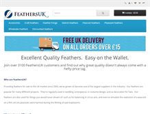 Tablet Screenshot of feathersuk.com